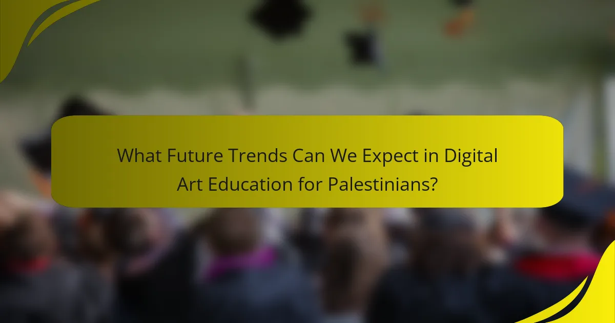What Future Trends Can We Expect in Digital Art Education for Palestinians?